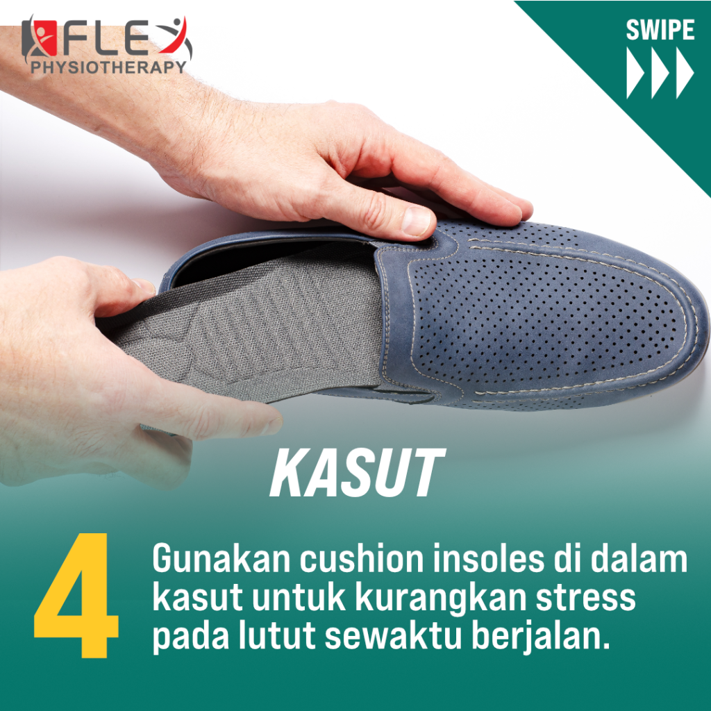 Cushion insoles elak sakit lutut