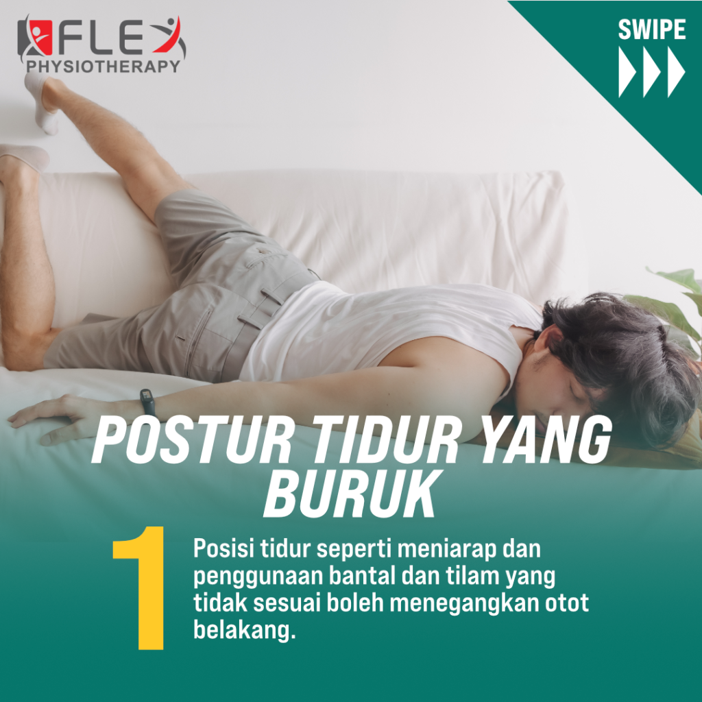 Postur Tidur Yang Buruk Punca Sakit Belakang