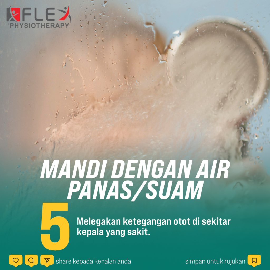 Sakit Kepala Hilang Dengan Mandi Air Suam