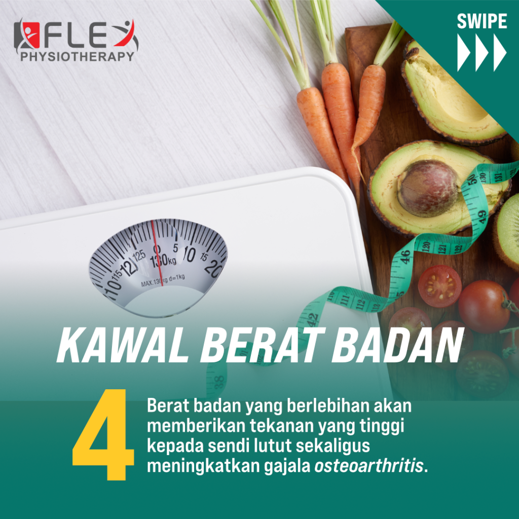 Kawal Berat Badan Untuk Kurangkan Radang Sendi Lutut