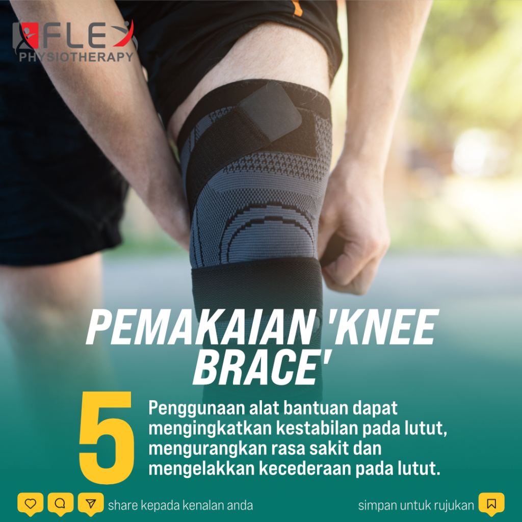 Knee Brace Untuk Kurangkan Radang Sendi Lutut