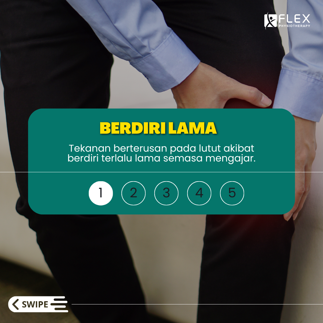 Berdiri lama faktor berlakunya sakit lutut