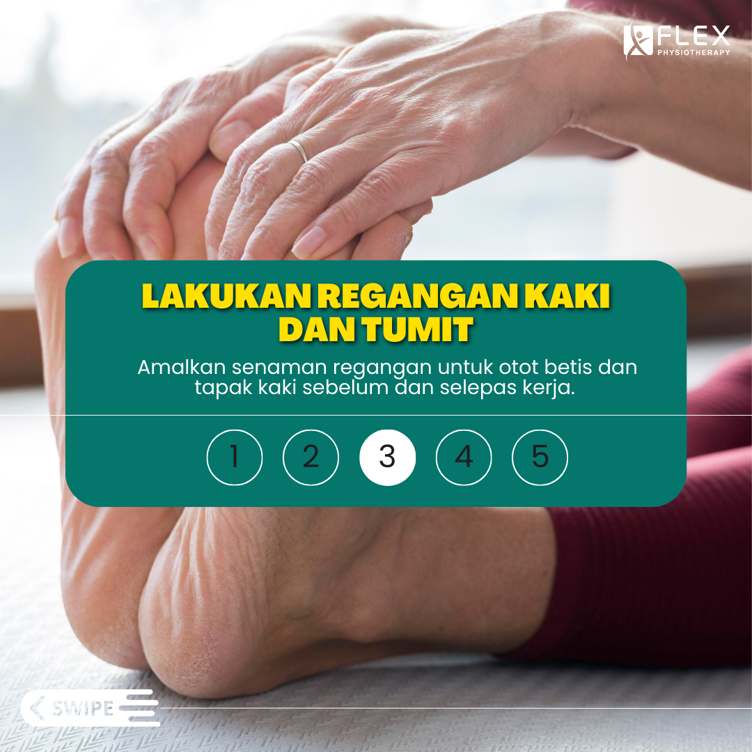 Regangan kaki dan tumit boleh mencegah sakit tumit