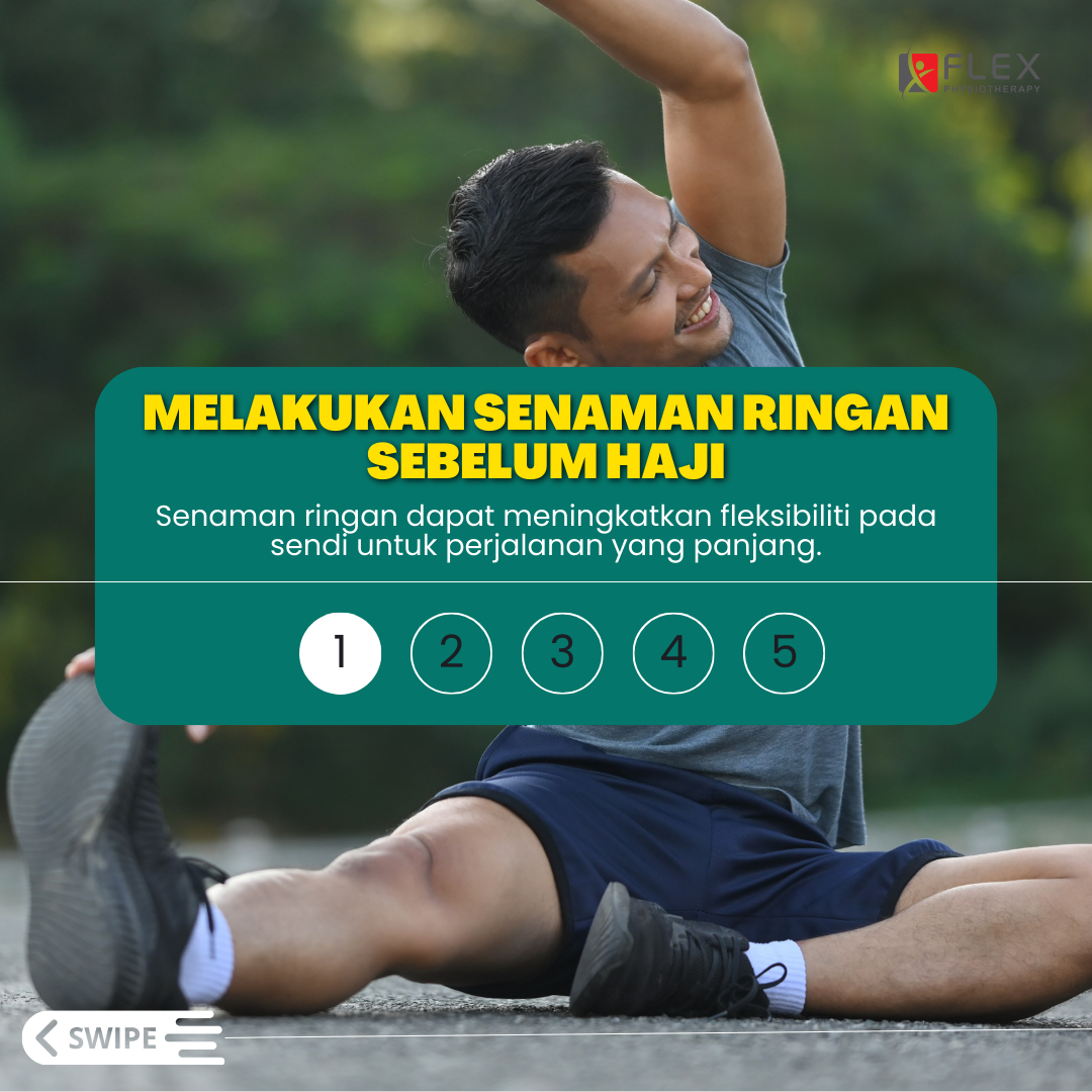 melakukan senaman ringan sebelum haji dapat elak sakit sendi